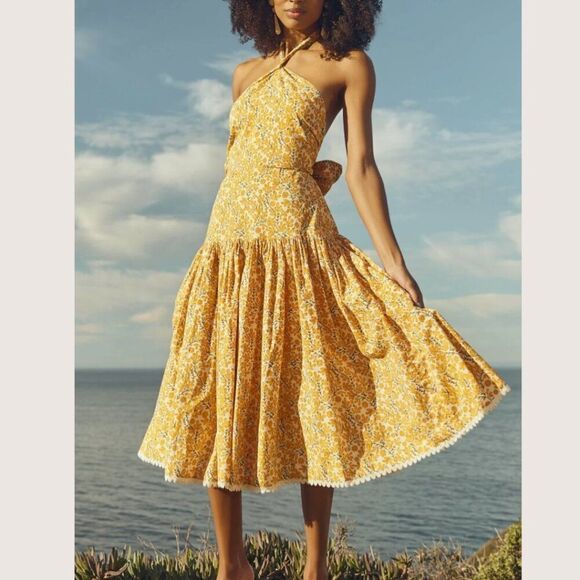 EDDY Krystal Dress in Ivory & Clementine Floral | 2XL | NWT - Picture 2 of 6